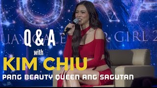 Q amp A with Tanduay Calendar Girl 2025 KIM CHIU [upl. by Engelbert]