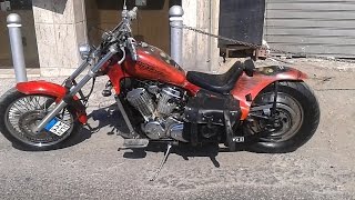 Honda Steed 400 Customized  Walkaround [upl. by Lerad123]