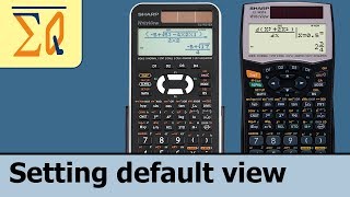 Sharp ELW516 ELW516x ELW516XBSL how to set default decimal view [upl. by Minoru]