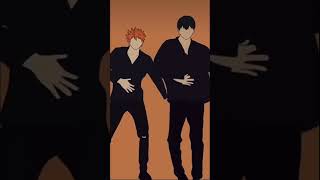 Hinata and kageyama are dancing haikyuu kagehina anime hinata kageyama edit dance [upl. by Underwood]