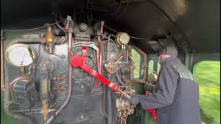 Foremarke Hall footplate ride [upl. by Tonie]