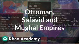 Ottoman Safavid and Mughal Empires  World History  Khan Academy [upl. by Greg]