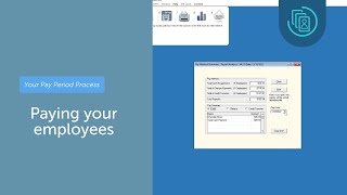 How to pay your employees in Thesaurus Payroll Manager  Your Pay Period Process [upl. by Elleinahc724]