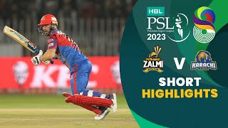 Short Highlights  Peshawar Zalmi vs Karachi Kings  Match 17  HBL PSL 8  MI2T [upl. by Ahserak]