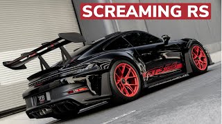 Experience The NEW Porsche GT3 RS New Exhaust is LOUD [upl. by Llertnahs737]