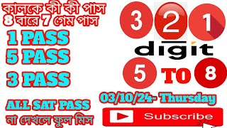 Kolkata fatafat 100 tips 3 digit 2 digit 5to8 100 pass [upl. by Anauqal]