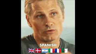 Did you know Viggo Mortensen speaks 6 languages perfectly 🇬🇧🇩🇰🇦🇷🇮🇹🇫🇷🇩🇿 shorts youtubeshorts [upl. by Irvine]