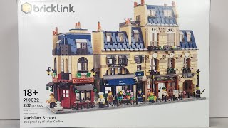 Unboxing and Building Lego 910032 Parisian StreetPart 1 [upl. by Aelahc451]