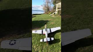 Hangar 9 P51 60CC Electric Conversion Flight [upl. by Rehnberg]