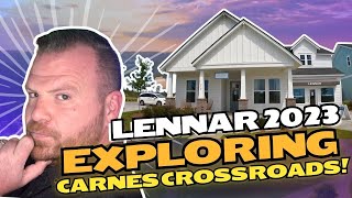 Should you buy a Lennar Home in 2024 Carnes Crossroads Walking Tour [upl. by Flor745]