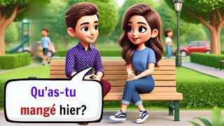 Dialogues En Français A1  French Conversation Practice for Beginners  Learn French [upl. by Aihseit]