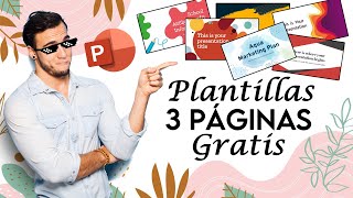 Las MEJORES Plantillas para PowerPoint  3 paginas profesionales [upl. by Enicnarf]