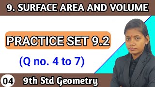 Class 9 geometry chapter 9 practice set 92 question 4 to 7 mathematics maharashtra board [upl. by Ratcliff26]