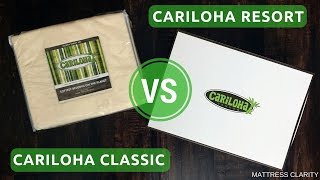 Cariloha Classic Vs Resort  Battle of the Bamboo Sheets [upl. by Hamlen]