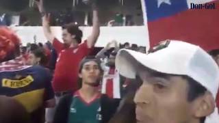 Mexicanos vs chilenos Pelea en Estadio [upl. by Neehahs]