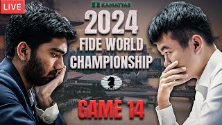 The Final Moment  FIDE World Chess Championship 2024 Game 14 LIVE  GM Ding Liren vs GM Gukesh D [upl. by Elumas440]