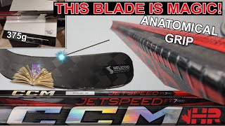 This blade is magic with puck feel CCM Jetspeed FT7 Pro hockey stick review [upl. by Solnit]