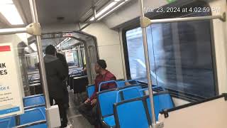 White man clowns on metro train all because he dropped his drink [upl. by Merkle656]