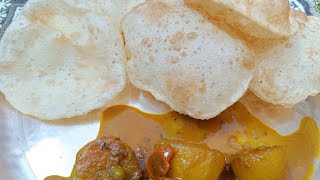 Luchi recipe  Fulko Luchi  All we eat recipe [upl. by Nancee]