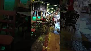 Fuengirola Málaga Spain  Nightlife Too much Rain [upl. by Barhos]