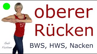 📌 21 min oberer Rücken  Brustwirbelsäule mobilisiert Nacken entspannt  ohne Geräte im Stehen [upl. by Yrdnal]