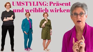 Vorher  Nachher Effekt femininer und präsenter wirken [upl. by Ambros]