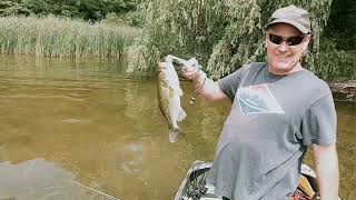 Bass Fishing Irondequoit Bay NY [upl. by Hoem]