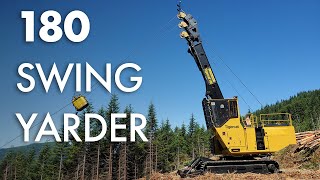 Tigercat 180 Swing Yarder in Oregon [upl. by Heeley]