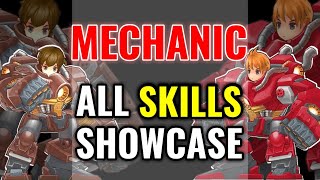 Mechanic Skill set showcase All Skills of 3rd job of BlacksmithWhitesmith [upl. by Naujtna351]