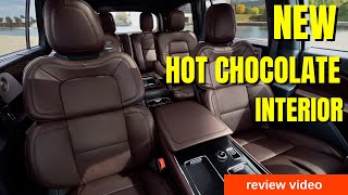 2025 Lincoln Aviator A Quick Look at the Elegant Hot Chocolate Interior [upl. by Anyaj]