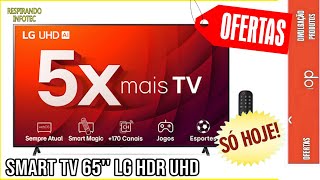 Smart TV 65quot 4K LG UHD ThinQ AI 65UR8750PSA HDR Bluetooth Alexa Airplay2 3 HDMI Preto Review TVs [upl. by Eeleimaj]