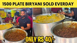 Most TRENDING VEG BIRYANI of India at famous Chirag Biryani center  1500 plates sold daily 😱😱 [upl. by Noynek751]