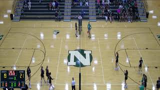 Evansville North High School vs BarrReeve High School Womens Varsity Volleyball [upl. by Ern]