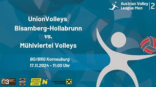 UNIONvolleys vs Mühlviertel Volleys Herren Bundesliga [upl. by Aerona]