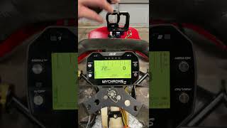 GoPro mount  Reviewing gokart race data with RaceStudio 3 and MyChron [upl. by Ardnwahsal]