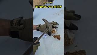 The Power of Metal Detector  We wanna see the gold shortsvideo shorts [upl. by Burta27]