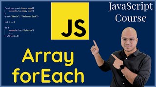 Array forEach Method in JavaScript [upl. by Yllaw]