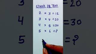 Check IQ Test maths tricks tending Short Trick multiply trick srkrracademy [upl. by Fulbert]