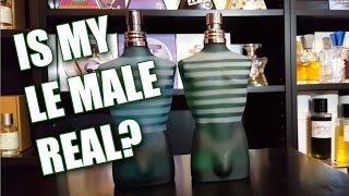 Real vs Fake Le Male by Jean Paul Gaultier [upl. by Ecinna508]