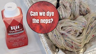 Can We Overdye the Neps in a Donegal Yarn with Rit DyeMore Synthetic Dyepot Weekly 541 [upl. by Denise]