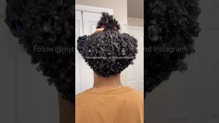 Wash amp Go on Type 4 Hair washgo naturalhair naturalhairstyles type4hair type4b [upl. by Farwell874]