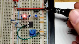 Basic Op Amp Non Inverting Comparator Circuit [upl. by Straus]