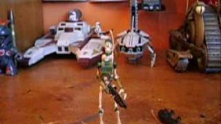 Star Wars AAT Driver Battle Droid The Clone Wars Review [upl. by Vas813]