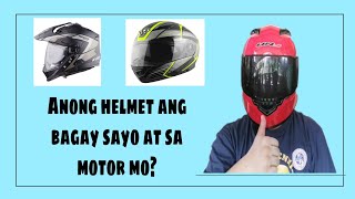 Anong helmet ang bagay sayo at sa motor mo [upl. by Kreager]