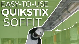 Easy to Use Soffit  QuikStix  Armstrong Ceiling Solutions [upl. by Utta]