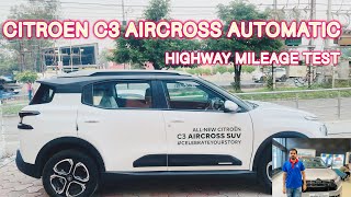 Citroën C3 Aircross Automatic Mileage Test 2024 [upl. by Margette]