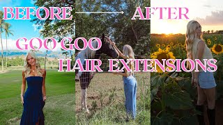 Hair Extensions So Good NO ONE can tell  Goo Goo Hair extension tutorial [upl. by Aileda863]