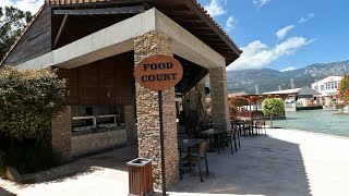 Rixos Premium Tekirova Food Court Snacks and Beach Kemer Antalya Turkey April Vacation [upl. by Shuler]