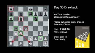 365 Chess Master Lessons Day 30 Drawback [upl. by Atnuhs]