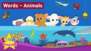 Kids vocabulary Theme quotAnimalsquot  Baby Animals Sea Animals Bugs Animal Sounds [upl. by Granoff5]